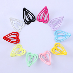Clip à franges en forme de cœur de couleur bonbon, 5,5 cm, en résine plastique, pour femmes, usage quotidien - Product Image 4