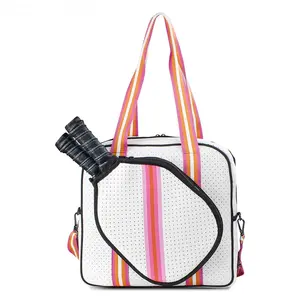 Neoprene Pickleball Bag Tennis Bag Backpack Badminton Racket Bags For Men Women