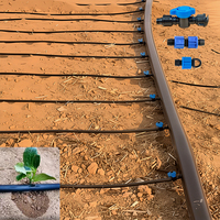 Système d'irrigation goutte à goutte solaire pour puits de 1 hectare avec kit de rubans et panneau de commande pour équipement agricole