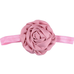 Handmade Chiffon Peony Flower <strong>Hair</strong> Band for Kids 1.5cm Elastic <strong>Hair</strong> Accessory for Children Headwear Made of <strong>Cloth</strong> - Product Image 5