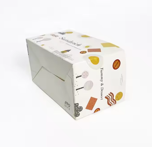 Scatola di imballaggio personalizzata Mini hamburger per la colazione <span class=keywords><strong>e</strong></span> il Catering con carta stampata Sandwich a goccia con cialde in rilievo per Sushi Design - Product Image 5
