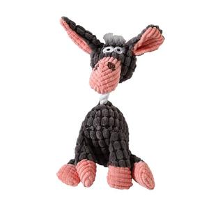 Fluffy <b>Plush</b> Dog <b>Toys</b> Funny Donkey Dog <b>Toys</b> Cute Bite Resistant Pet Dog Squeaky <b>Toy</b> - Product Image 5