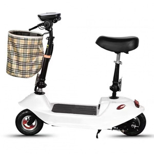 Little Dolphin Mini Electric Scooter Brushless Motor Foldable 15 25km Range Led Lighting Unisex Commuter Scooter - Product Image 1