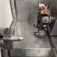 Pulute Supply TCK25Y Torno CNC de alta velocidad Máquina herramienta de cama horizontal pequeña Sistema de control GSK Nueva cama inclinada pequeña