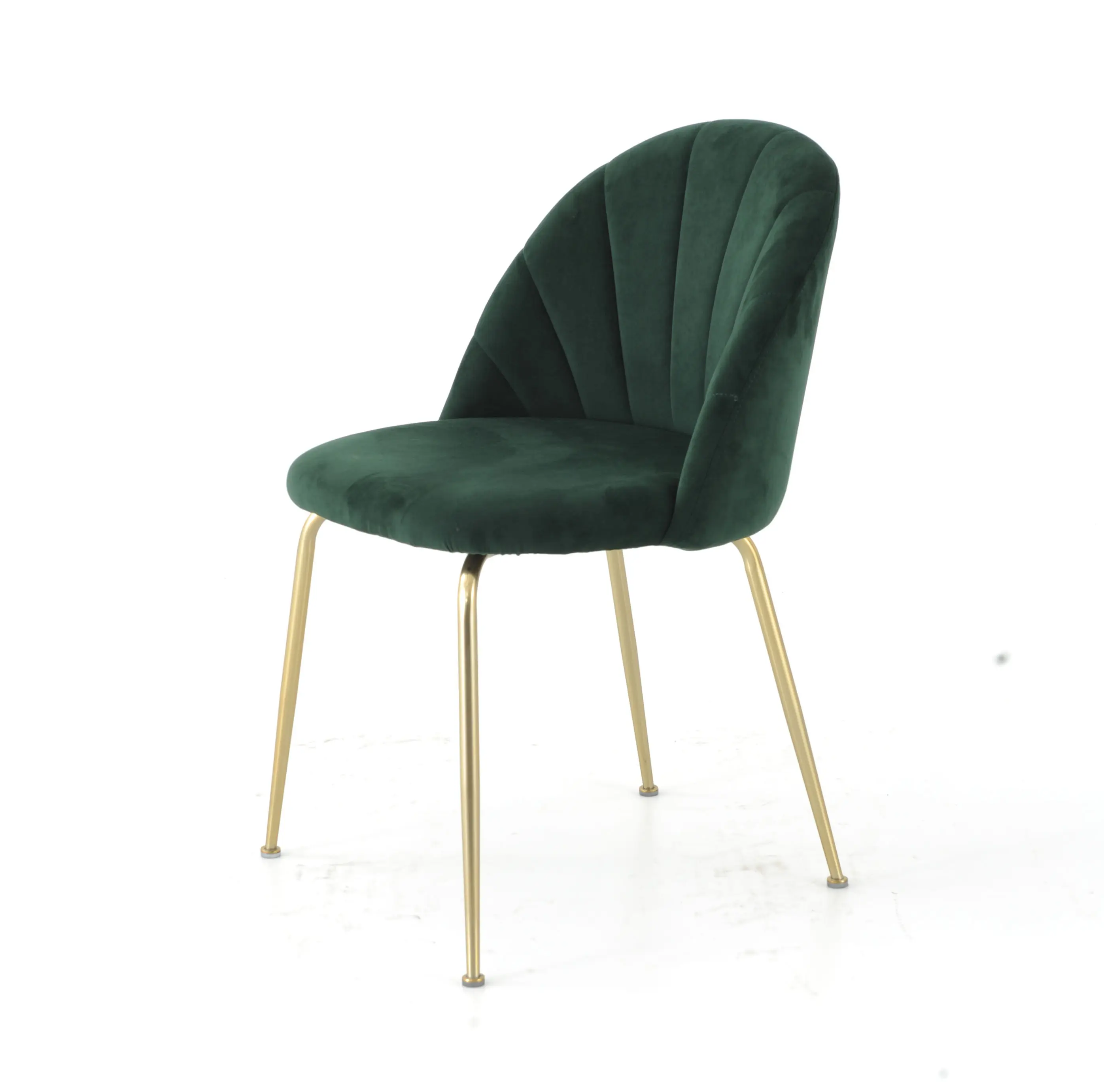 Golden脚New Type Nordic Dining Chair Modern Luxury Outdoor Living Room Restaurant Furniture Colorful Green Velvet Dining Cha