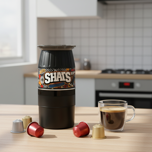 Machine à expresso portable électrique semi-automatique 3-en-1 à capsules, format compact, personnalisation de la tasse disponible, pour voitures et camions - Product Image 3