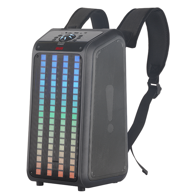 PORTABLE 6.5 Inch Hand Bag Speaker with Screen Frequency Light 8 Inch Portable Karaoke Trolley Speaker