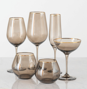 <span class=keywords><strong>Verre</strong></span> à <span class=keywords><strong>vin</strong></span> en cristal pour banquet, verres vaporeux sans plomb avec bordure en or, <span class=keywords><strong>noir</strong></span>, - Product Image 5