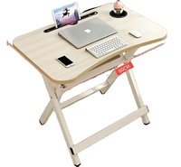 Bureau d'ordinateur portable pliable et portable pour l'extérieur, table d'étude décontractée pour étudiants, petite table d'ordinateur portable en gros