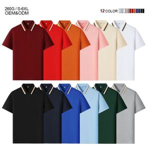 Polos de Golf de Manga Corta para Hombre, Verano, con Logotipo Personalizado, Diseño Sólido con Técnica de Bordado - Product Image 4