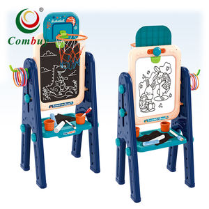 両面学習玩具フレームスタンド お絵かき＆書き込みボード - Product Image 1