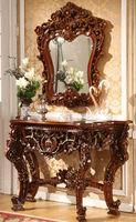 Meuble décoratif de luxe classique pour salon, commode de rangement en bois, armoire de Hall Royal, table de console d'entrée