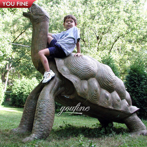 YOUFINE - Estatua <span class=keywords><strong>de</strong></span> Tortuga <span class=keywords><strong>de</strong></span> <span class=keywords><strong>las</strong></span> Galápagos <span class=keywords><strong>de</strong></span> Bronce Grande, Escultura <span class=keywords><strong>de</strong></span> Tortuga <span class=keywords><strong>de</strong></span> Tamaño Real para Jardín y Parque - Product Image 1