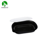 Boîte à lunch jetable, accessoires de cuisine, récipient alimentaire, récipient alimentaire en plastique jetable avec couvercle, plastique pour la maison