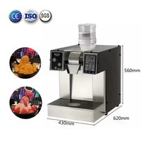 Populaire automatique coréen nouveau Style petit jus lait fabricant de crème glacée instantanée flocon de glace faisant la neige Machine à glace