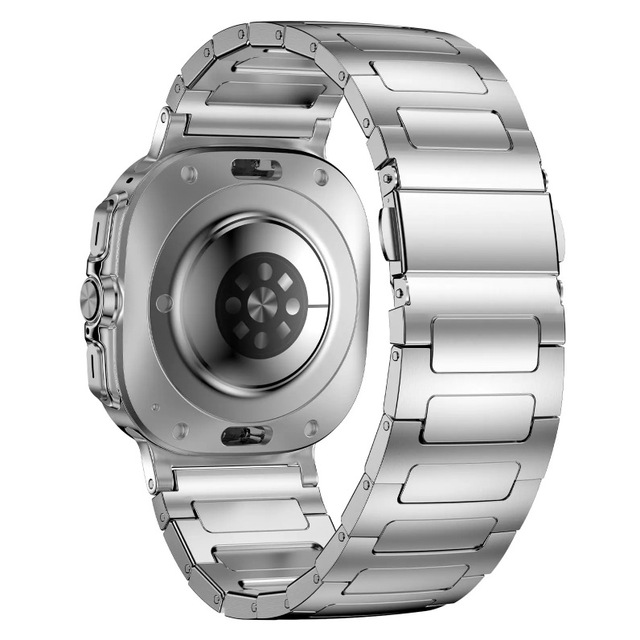 Breathable Stainless Steel Strap for Samsung for Galaxy Watch 7 Ultra 47mm WristBand Bracelet Metal Watch Band Without Gaps