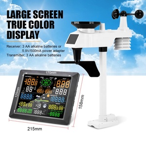 0310 Kỹ Thuật Số Thời Tiết Trạm UV Chỉ Số Loại 9 Trong 1 Màn Hình Lớn Trong Nhà Và Wifi Kết Nối Ngoài Trời Cảm Biến Kỹ Thuật Số Thời Tiết Trạm - Product Image 3