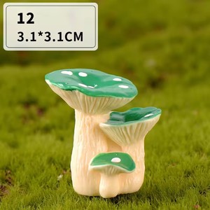 Artisanat mignon bricolage résine Cabochon 3D Miniature champignons décoration de la maison accessoires pour maison de poupée - Product Image 6