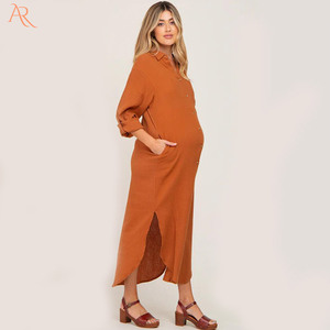 Vestiti per la gravidanza delle donne moda donna <span class=keywords><strong>inverno</strong></span> 3/4 manica abito <span class=keywords><strong>premaman</strong></span> - Product Image 2