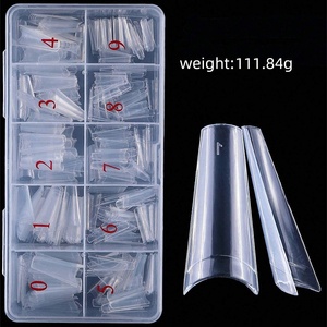 Suministros <span class=keywords><strong>de</strong></span> Arte <span class=keywords><strong>de</strong></span> <span class=keywords><strong>Uñas</strong></span> Estilo Europeo Americano, <span class=keywords><strong>Uñas</strong></span> Postizas, 500 Piezas en Caja, Puntas <span class=keywords><strong>de</strong></span> <span class=keywords><strong>Uñas</strong></span> Francesas en Forma <span class=keywords><strong>de</strong></span> Almendra, Color Natural, <span class=keywords><strong>Cortas</strong></span> y Largas - Product Image 3