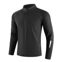 Vêtements d'équitation à séchage rapide avec logo personnalisé, sous-vêtements respirants pour cavalier, haut à manches longues pour homme avec fermeture éclair