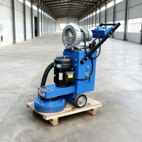 Machine de ponçage de béton sans poussière pour l'entretien des chaussées, homologuée CE, robuste, capacité 75 kg, vente en gros