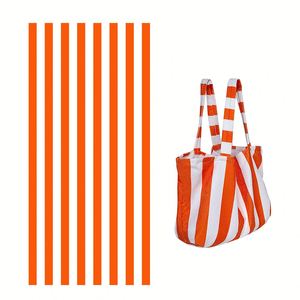 Oversized <b>Towel</b> With Matching Tote Bag Set Quick Dry Sand Free for Pool <b>Beach</b> Vacation Essentials - Product Image 2