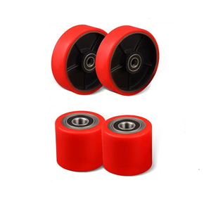 Ks 80*70 פו/ניילון (pu)/ניילון (pu) כבד כבד הידראולי מזרן ציוד תמיכה גלגלים רולים 2t מלגזה גלגל מלגזה - Product Image 5