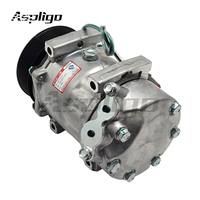 ASPLIGO CO660102 Nuevo Compresor de Aire Acondicionado Eléctrico de Alta Calidad con 1 Año de Garantía, Precio de Fábrica, 119MM 8PK 24V R134a