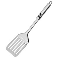 Spatule de cuisine en acier inoxydable pour steak, poisson, oeuf