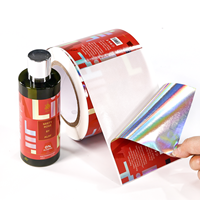 Étiquettes personnalisées de luxe pour cosmétiques, autocollants pour bouteilles d'huile végétale verte pour marques de soins de la peau, directement de l'usine