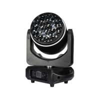 Projecteur LED mobile Bee Eye 19x15W Zoom Wash RGBW 4-en-1 pour DJ, bars, mariages, scènes et concerts