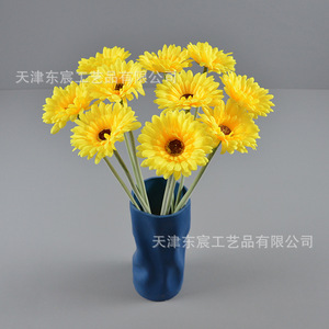 Flor Artificial de Gerbera de Tallo Único Rosa de Dongchen Crafts, Decoración para Bodas y Hogar, Tamaño Grande - Product Image 3