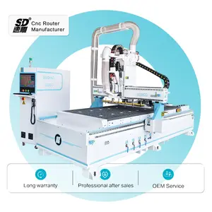 Manufacturing Automatic ATC Cnc Router Wood Carving Machine