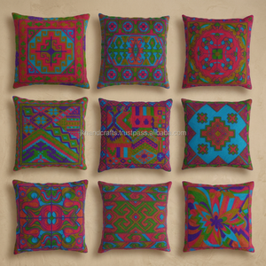 ปลอกหมอนอิงปักลายสุซานิอินเดีย - Product Image 4