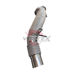 Tubo de escape de alto rendimiento Vortex compatible con B48 G20 325i 330i G30 G38 525i 530i 2.0T Racing Turbo con sistema de protección térmica - Product Image 3