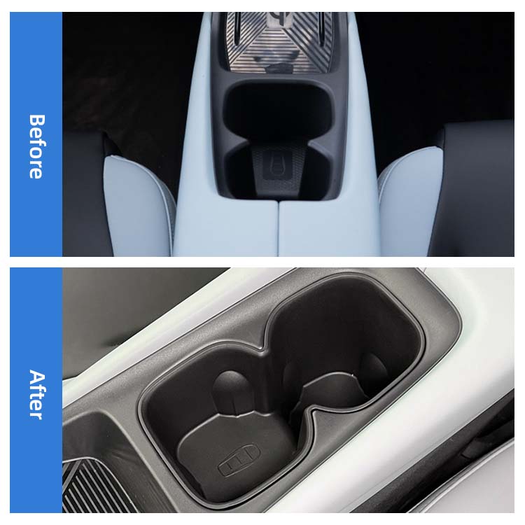 Maremlyn TPE Car Cup Holder Frame Cover for BYD Seagull 2023 | Auto Interior Accessories