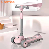 Fabricants de trottinettes pliantes à 3 roues 3 en 1 pour enfants avec hauteur réglable