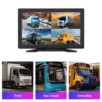 Enregistreur vidéo numérique intelligent 4 canaux pour camions avec enregistrement en boucle, multimédia et fonctionnement à large plage de température pour véhicules utilitaires et d'ingénierie
