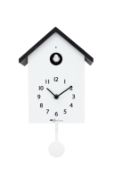 Reloj de Pared de Péndulo de Plástico con Cuarzo y Sonido de Cuco