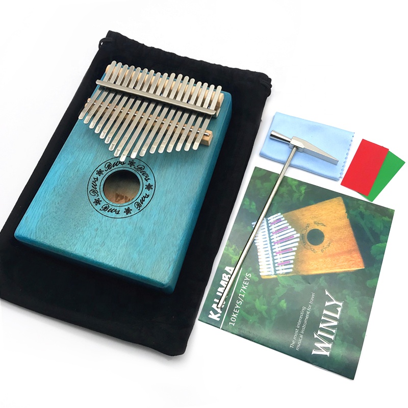Красочное легкое в освоении 17 звуков Kalimba kalimba большой палец пианино пальцы пианино для начинающих