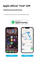 Traceur intelligent anti-perte AP300 compatible avec le réseau Apple Find My pour bagages, animaux de compagnie et portefeuilles