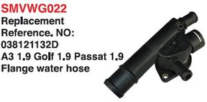 Tuyau de radiateur professionnel SMVWG022 038121132D pour VW Volkswagen Flexible A3 1.9 Golf 1.9 pour systèmes de refroidissement à bride Passat 1.9 - Product Image 6