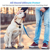 Coque de protection intégrale transparente personnalisée pour Apple AirTag Tracker, pour extérieur/animaux de compagnie/bagages/enfants/clés, support pour traceur intelligent