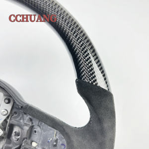 Volante de fibra de carbono Real personalizado para 2015 2016 <span class=keywords><strong>2017</strong></span> 2018 <span class=keywords><strong>Audi</strong></span> R8 <span class=keywords><strong>TT</strong></span> <span class=keywords><strong>Interior</strong></span> de coche de fibra de carbono - Product Image 4