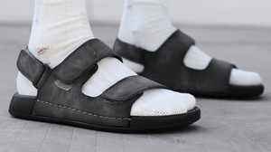 2026 verano hombres <span class=keywords><strong>Casual</strong></span> PU cuero sandalias al aire libre moda playa zapatillas - Product Image 5
