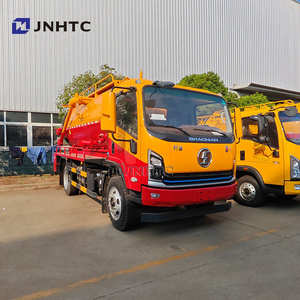 Shacman chân không nước thải hút xe tải 4x2 hệ thống thoát nước xe tăng xe tải bể tự hoại với nước áp lực cao làm sạch trên bán - Product Image 2