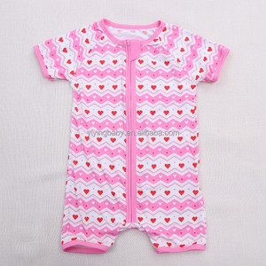 Tutina per Neonati in Bambù Personalizzata Yiying, Estiva a Maniche Corte con Cerniera e Motivi Carini, <span class=keywords><strong>Pigiama</strong></span> in Bambù per Bambini e Bambine - Product Image 6