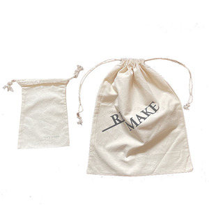 Sac à cordon personnalisé en coton, petit sac cadeau à cordon avec logo personnalisé, emballage en coton - Product Image 6