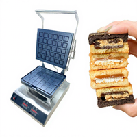 Machine à fabriquer des biscuits miniatures en forme de sandwich, machine à faire des gâteaux, machine à former des tartelettes, machine à cuire uniformément, 110V 220V, moule personnalisé, Taiwan